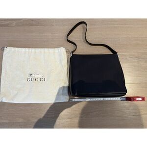 GUCCI handbag leather brown